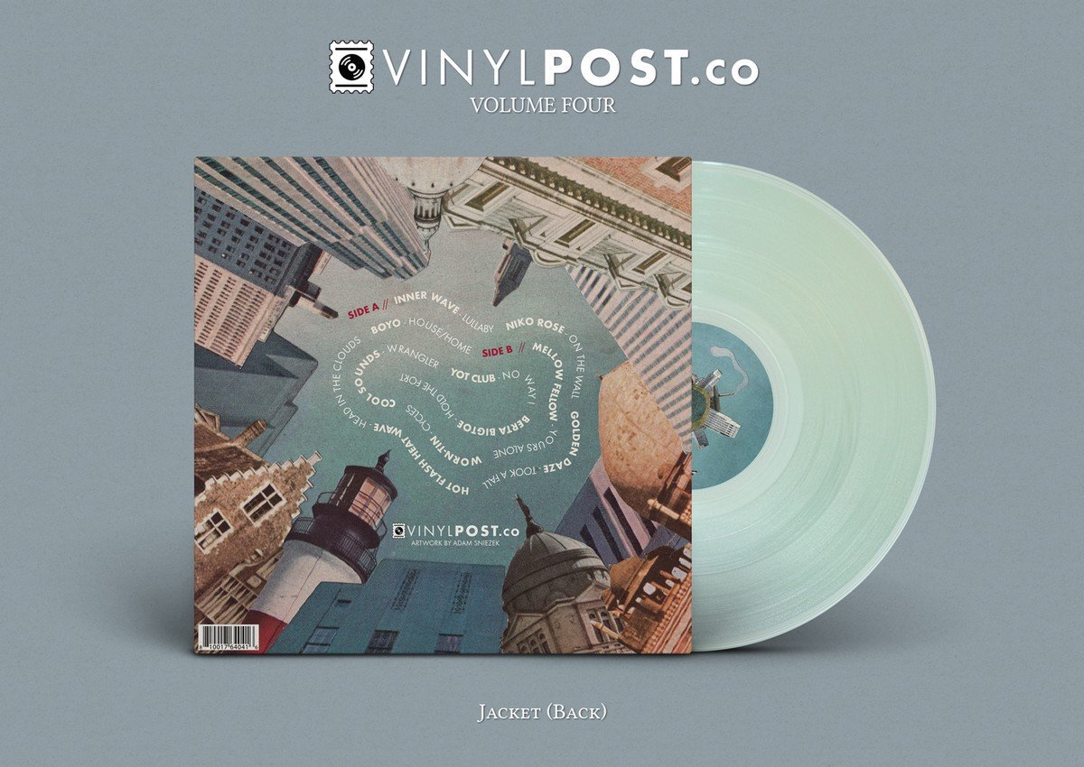 Vinyl Post: Volume Four ships out May 16th! Featuring artwork Adam Sniezek &amp; tracks from <a href="/INNRWVE/">𝐈𝐍𝐍𝐄𝐑 𝐖𝐀𝐕𝐄</a>, <a href="/nikoroseyrose/">niko rose</a>, <a href="/golden_daze_/">Golden Daze</a>, <a href="/hotflashheatwav/">Hot Flash Heat Wave</a>, @hello_boyo_, <a href="/mellowfellow_69/">Polo</a>, <a href="/worntin/">환상</a>, @coolsounds1, @yot_ryan &amp; Berta Bigtoe.

Listen / grab a copy at vinylpost.co/volume-four-ma….