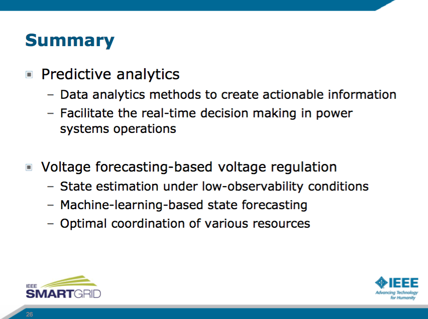 ieeesmartgrid's tweet photo. We're wrapping up today's "Predictive #Analytics for Power Systems Decision Making" #webinar, but before we head into the Q&A portion of today's event, here's a summary of key points. #power #energy #smartgrid #PowerAnalytics https://t.co/17mNQs2fi8
