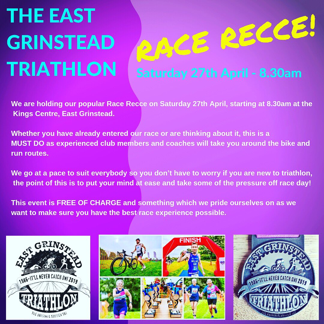 8.30am, this Saturday 27th at the Kings Centre - don’t miss out! #racerecce