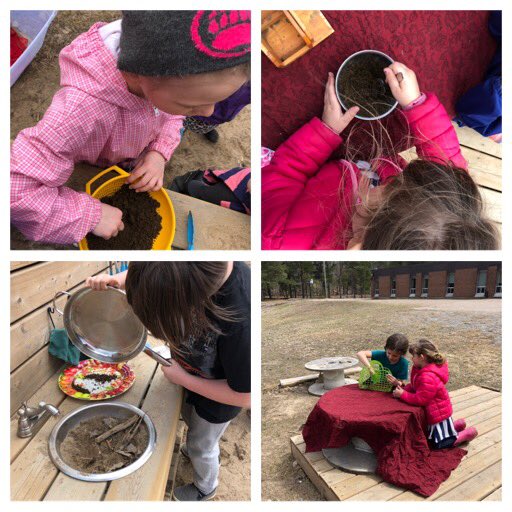 ErikaNelson2013's tweet photo. The students of @WattPS are cooking up a storm in our outdoor mud kitchen. #TLDSBlearns #Outdoorplay https://t.co/Iwn1wMFcQb