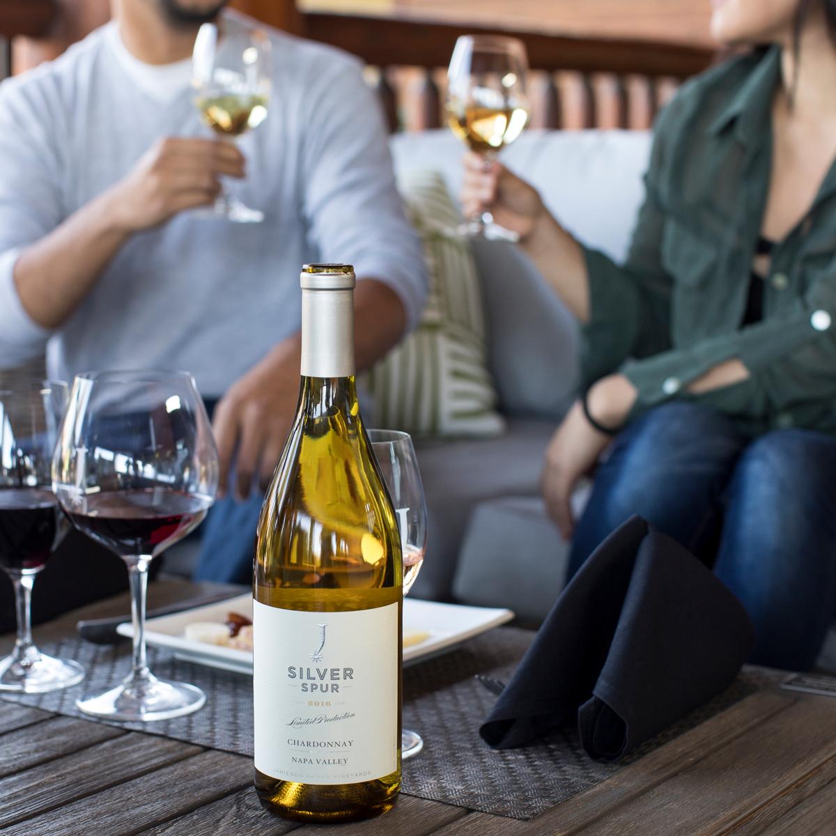 Awarded 90 points by Wine Enthusiast, our quintessential '16 Silver Spur Napa Valley Chardonnay is luscious, fruit-driven, and a natural partner to pork chops with baked apple rings or fresh Alaskan halibut. #napavalley