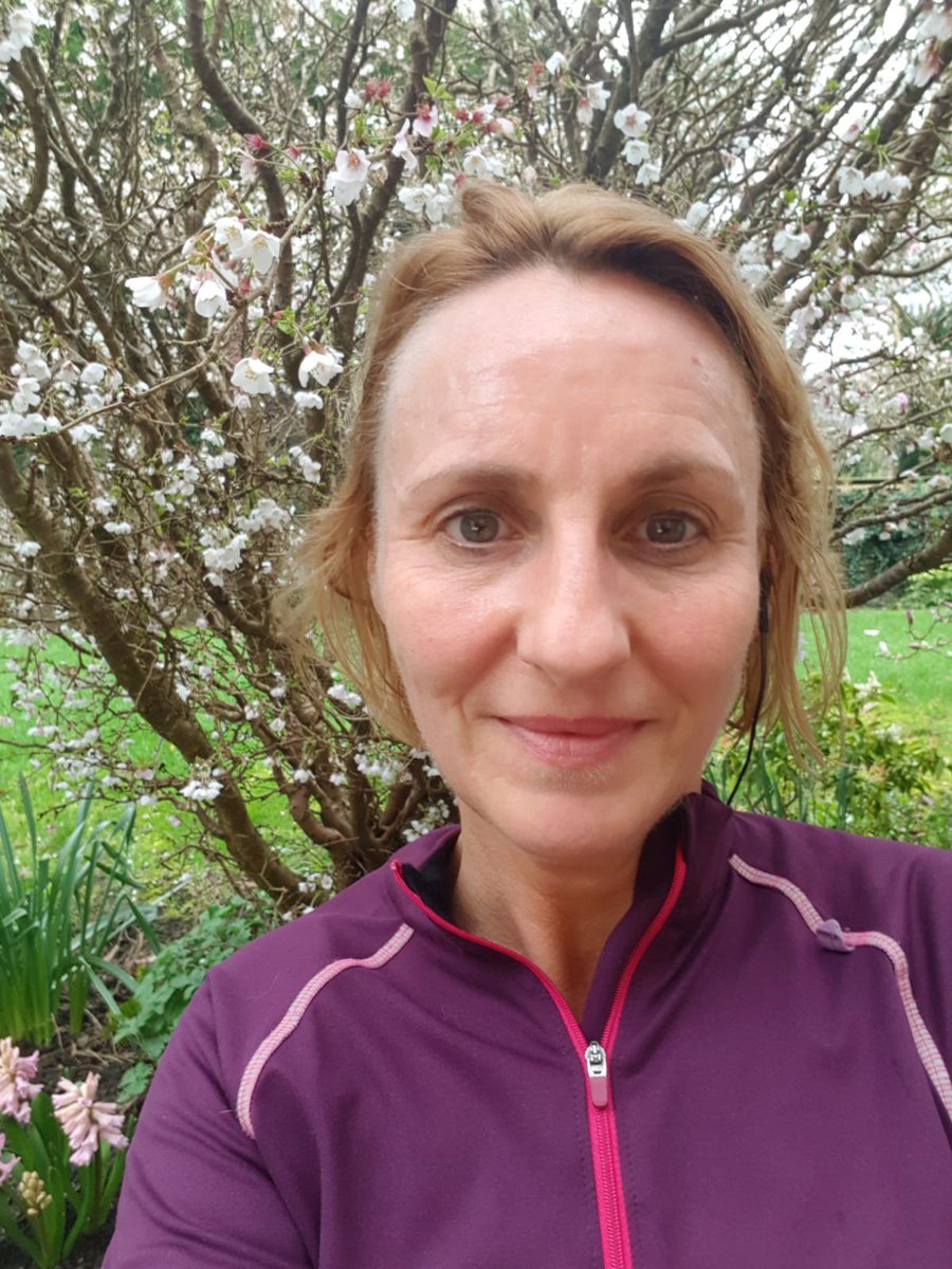 Love being back out running again. I love that it makes you get outside. It's hard work at the moment after so long hibernating, but reconnecting with the outside world gives me joy, even when the running itself is still a slog.