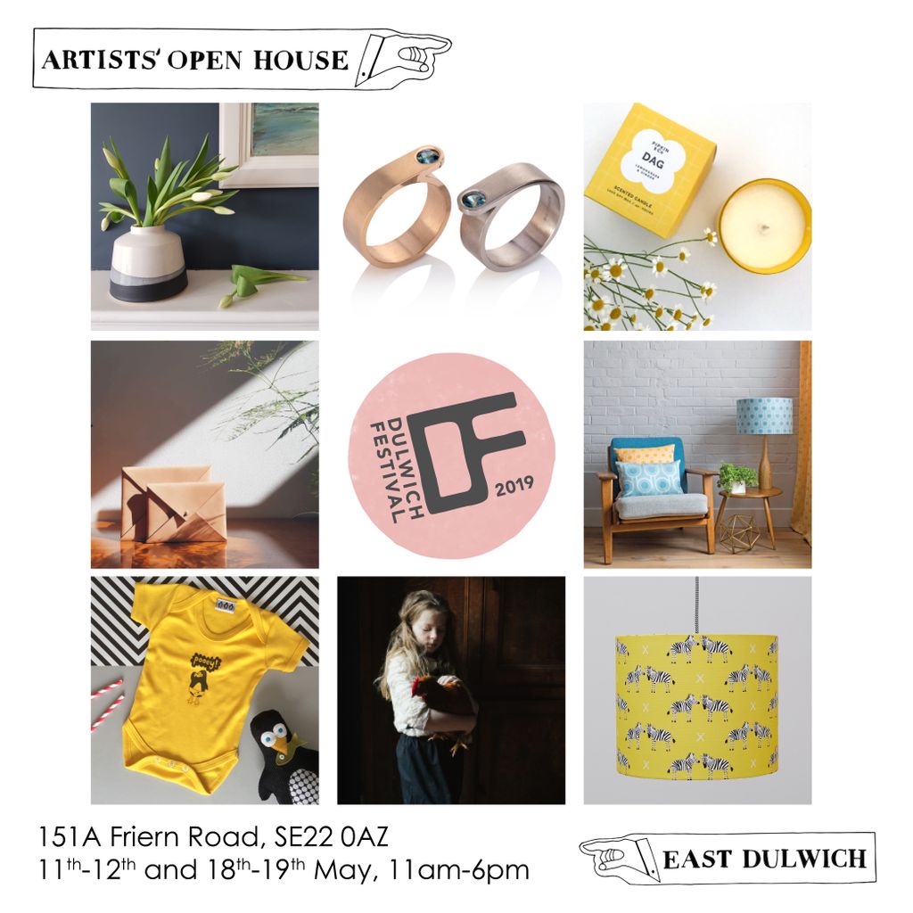 Joining my Artists' Open House this year will be MW Makes, whose super stylish handcrafted leather goods can be personalised in front of your very eyes! Plus the work of seven other designers and artists. #dulwichartistsopenhouse @DulwichFestival @ArtistsOpenHse