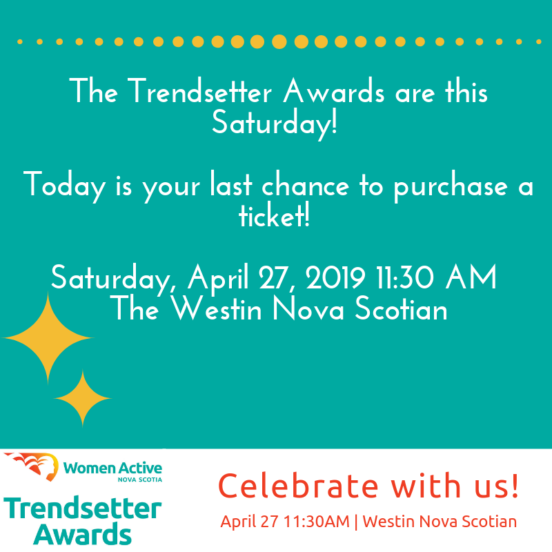 Join us at this year's Trendsetter Awards! Purchase your tickets until 8:00 PM today (April 25)! bit.ly/2019Trendsette…
