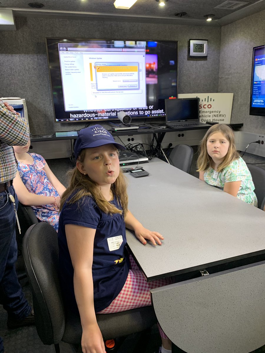 Thanks for tour @CiscoTacOps for showing the kids our awesome response capabilities! @CiscoKids@work