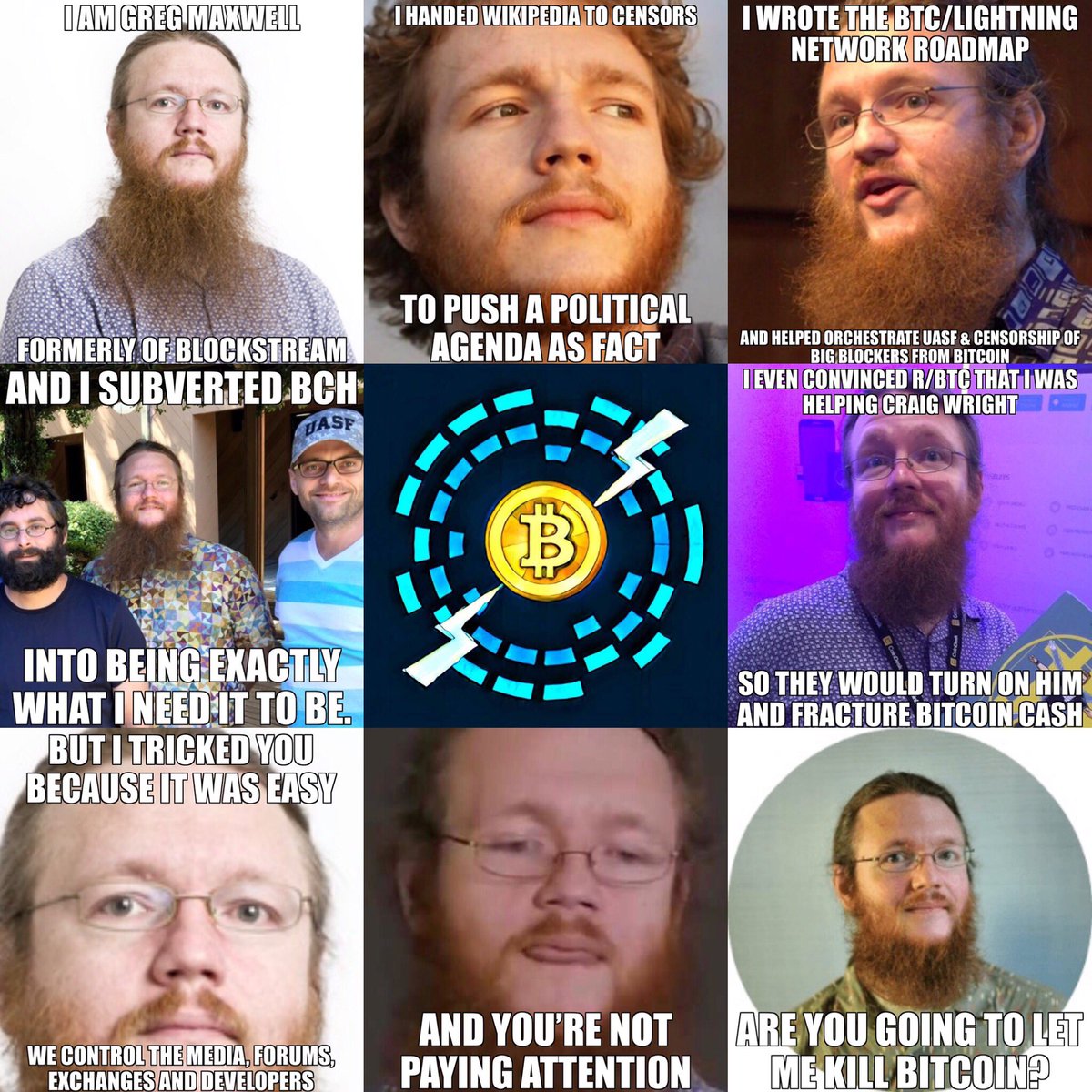 kurtwuckertjr's tweet photo. Greg Maxwell is an agent of subversion; tricking bitcoiners into playing his games. 

$BSV is the only chain that refuses to capitulate to the narrative that bitcoin CAN’T scale. 

We CAN scale, and we ARE scaling despite the narrative. 

Bitcoin is anti-fragile. #Bitcoin is BSV. https://t.co/vR093zap35