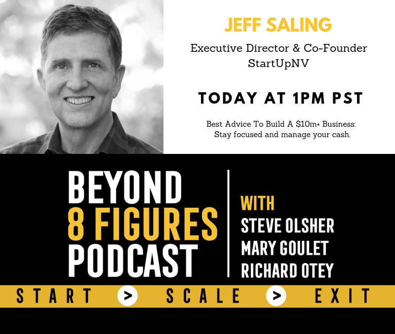 steveolsher's tweet photo. LIVE today @ 1 PST w/ @StartUp_Nevada, Executive Director & Co-Founder of #StartUpNV, statewide nonprofit #businessincubator for #scalablestartups in Nevada, helping member #startupcompanies & founders from idea through going to market to #successfulexit. https://t.co/CrOHdEhI29 https://t.co/LTQRNtKo4P