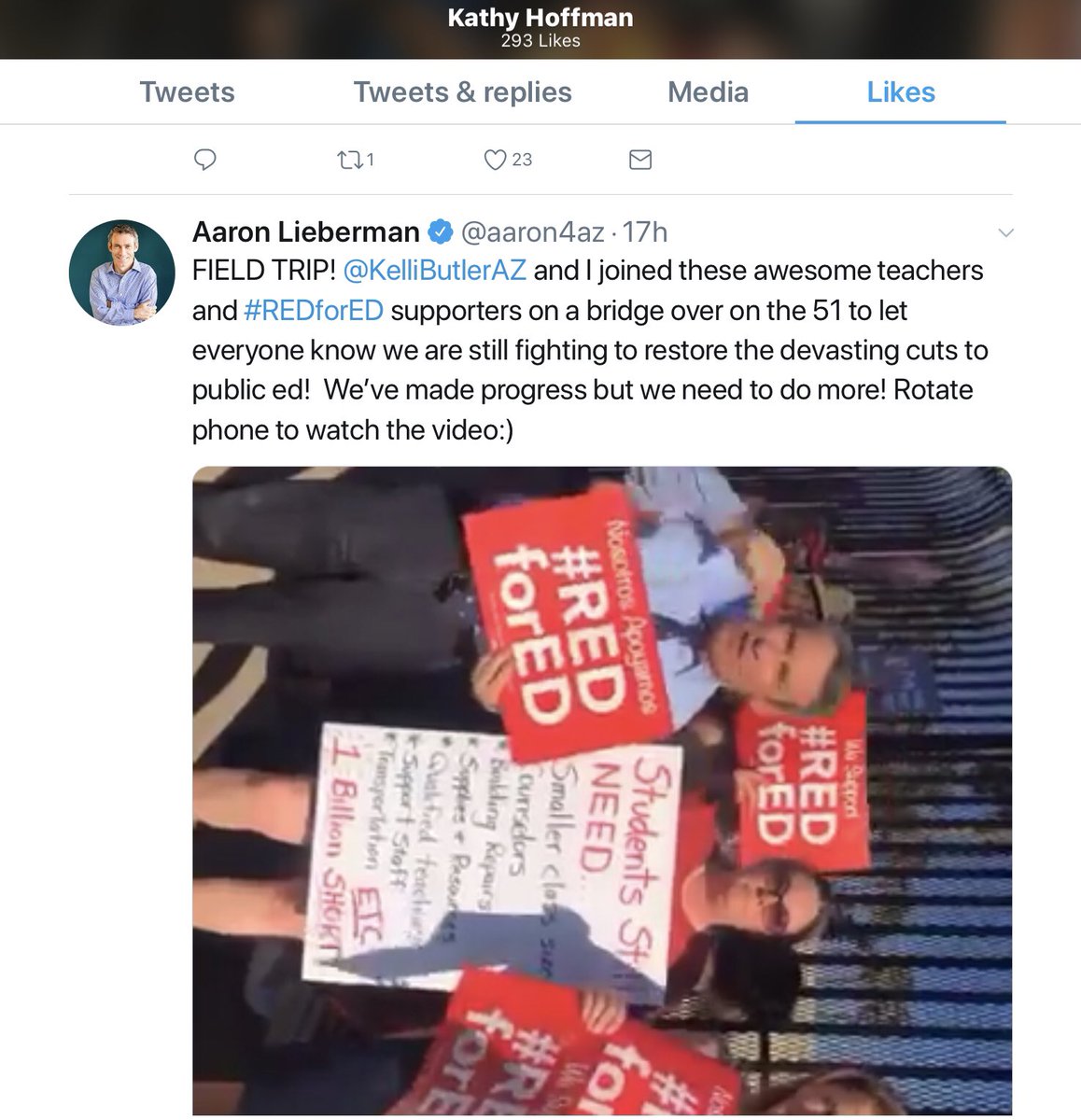 noprezzie2012's tweet photo. @Trumper2020 I guess the new #azsup thinks it’s ok to distract drivers too.
Political hacks. https://t.co/QrDOVHhRB0