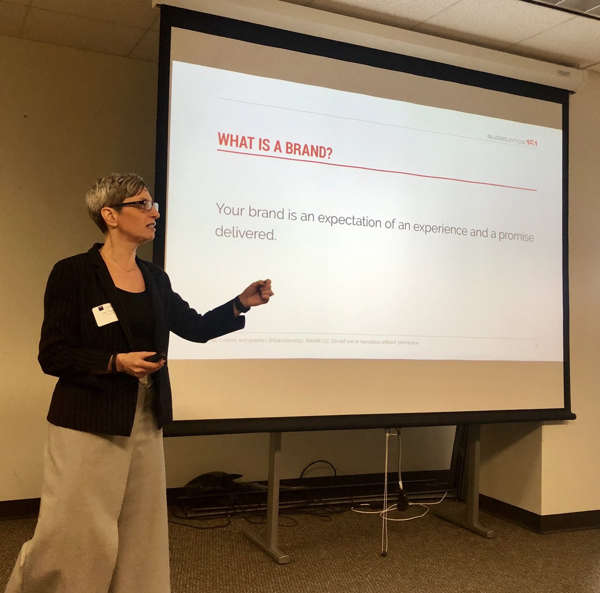 jljohnson28's tweet photo. Full house for today’s awesome @SMPSVA program on Brand Based Cultures led by @idacheinman from @substance151. Can’t wait to hear you speak again at @SMPSHQ #BuildBusiness2019!! https://t.co/opBjr7f0qY