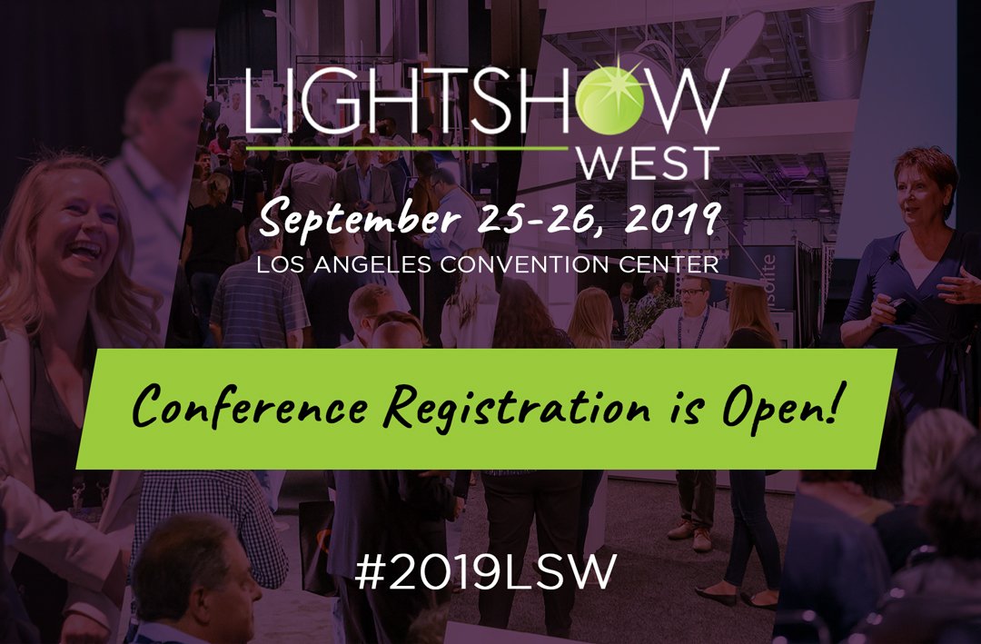 LightShowEvent's tweet photo. #LightShowWest Conference Registration is Now Open! 20+ Seminars/Workshops in 4 Ed Tracks 🎓: Codes & Compliance, #LightingDesign, #ConnectedTech, Health & #Lighting
.
Explore & Register - https://t.co/lcXOYv1YH7
.
#2019LSW #lightingcodes #healthlighting #LED https://t.co/YmS2DzrcN2