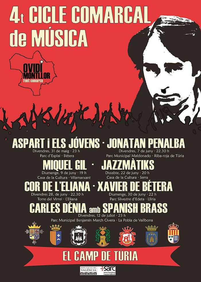 🎶 Cicle Ovidi Montllor 🎶
Signem el conveni per celebrar la quarta edició d'este cicle de música comarcal i en valencià, i així consolidem un projecte que ens ajuda a cohesionar els pobles de la comarca així com promoure la nostra llengua i cultura.