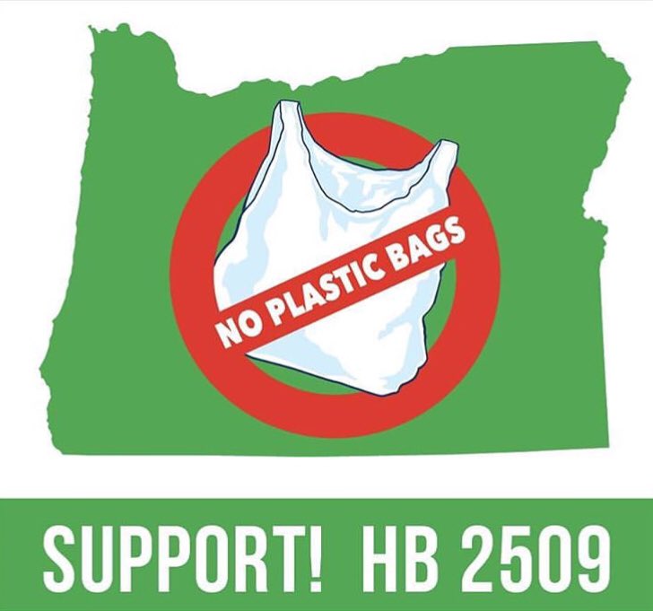 Woohoo! The Oregon House just passed the Sustainable Shopping Initiative—a bill that bans single-use plastic grocery bags! #HB2509 #banthebag #WildlifeOverWaste