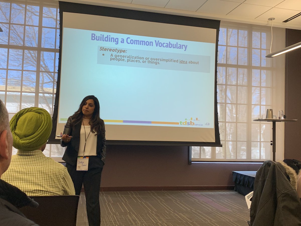 MsBritten1's tweet photo. Examining equity in leadership with @ShelizaJamal.
“Oppression is around us, racism exsists - now we must figure out how to deal with it.”
#InclusiveEducation #tdsbbul19 #UnleashingLearning2019 #Equity https://t.co/S5LewTd1UO