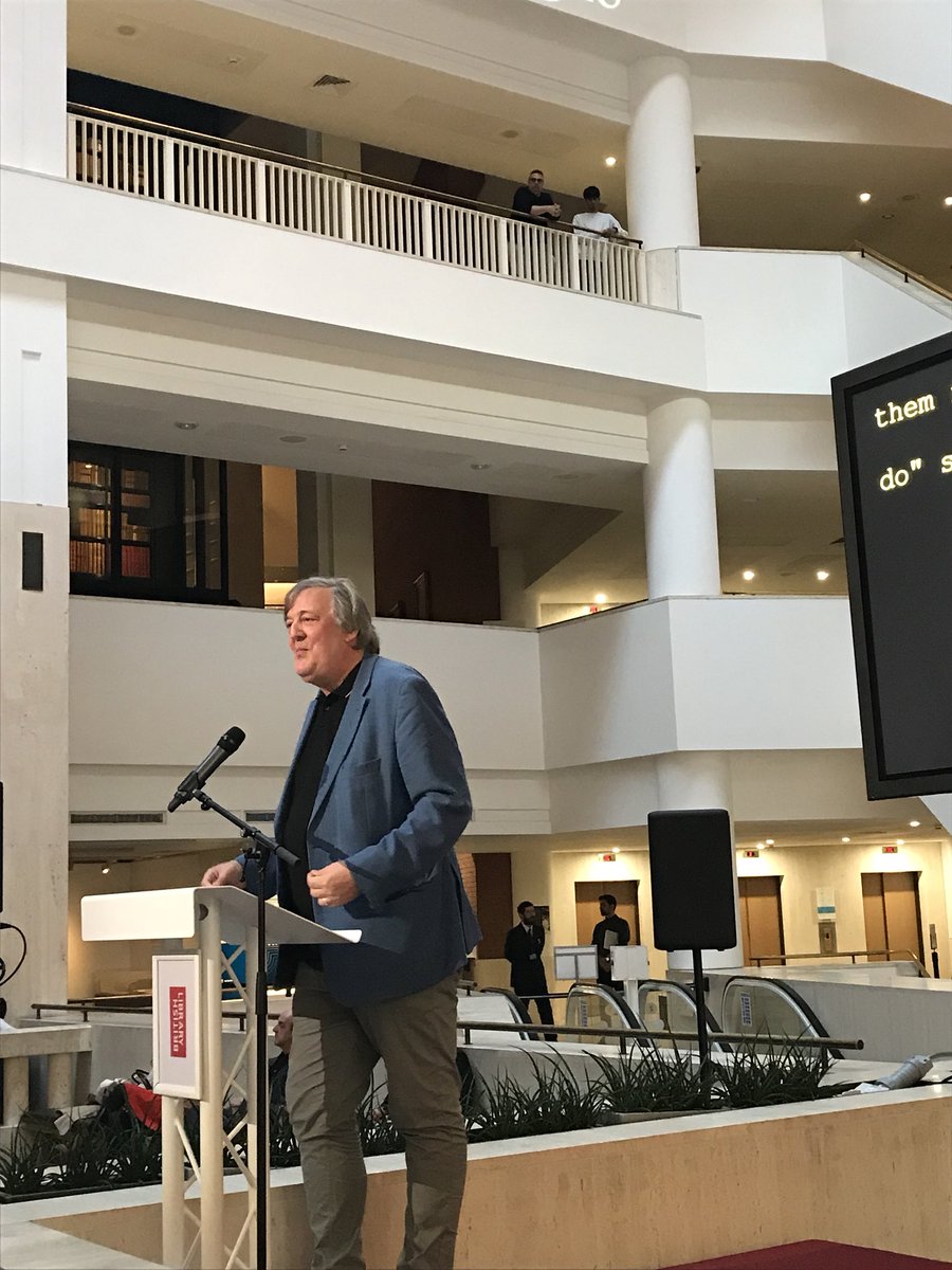‘This exhibition shows that actually the heart of what it is to be human stays alive.’ 

Wonderful words from <a href="/stephenfry/">Sir Stephen Fry</a> at the opening of our new exhibition Writing: #MakingYourMark.