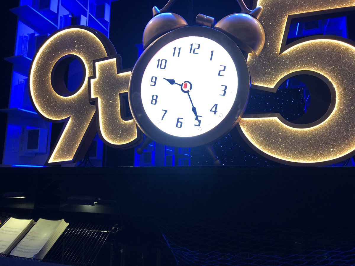 LucyJSound's tweet photo. I don’t think we’re close enough... #FrontRowBitches @9to5MusicalUK https://t.co/6XBj5fG07y