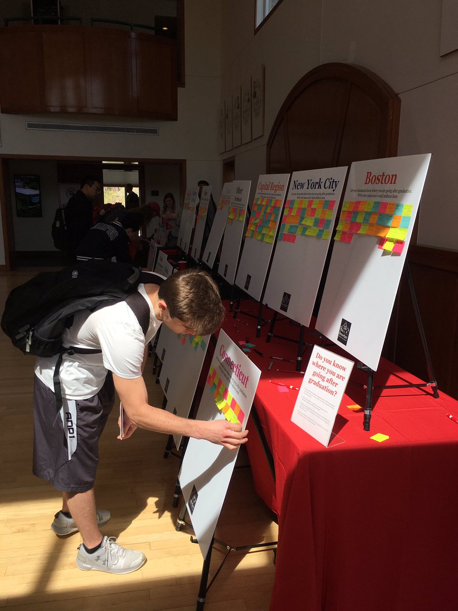 RPIAlumni's tweet image. Graduating students began the transition towards Commencement today w/ #StatusCheck, where they pick up tickets, write thank you’s to donors, and place their name on the regional boards to share where they’ll be going after graduation! Congrats to #RPI2019! @rpi @Give2Rensselaer