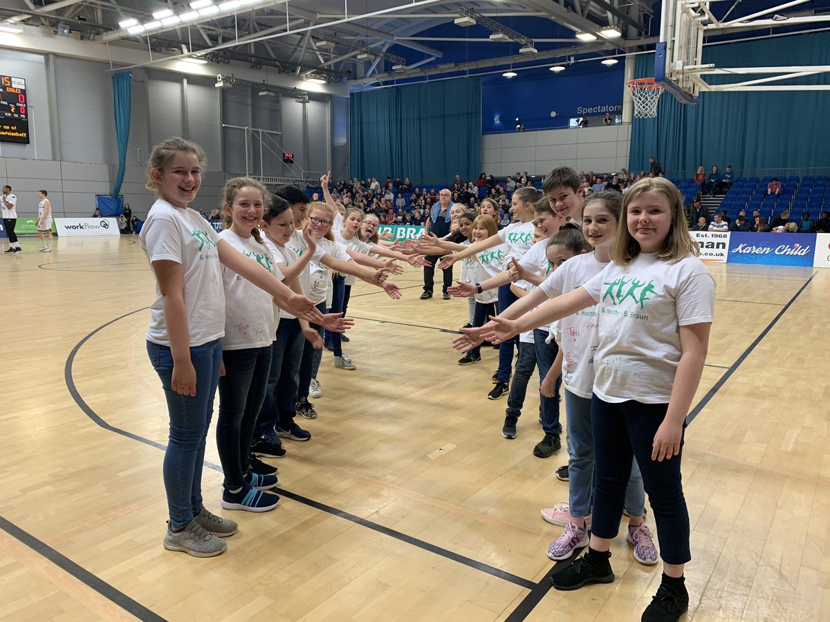 RichHawkeLive's tweet photo. @Dancedaze_UK are with @Y6Bradway at the @SheffieldSharks Basketball game @eissheff - Performing at Half time :-) @BradwaySport @HelenRoberts3 #Dancedaze #Sharks #Sheffield https://t.co/e2WQW1U1A3