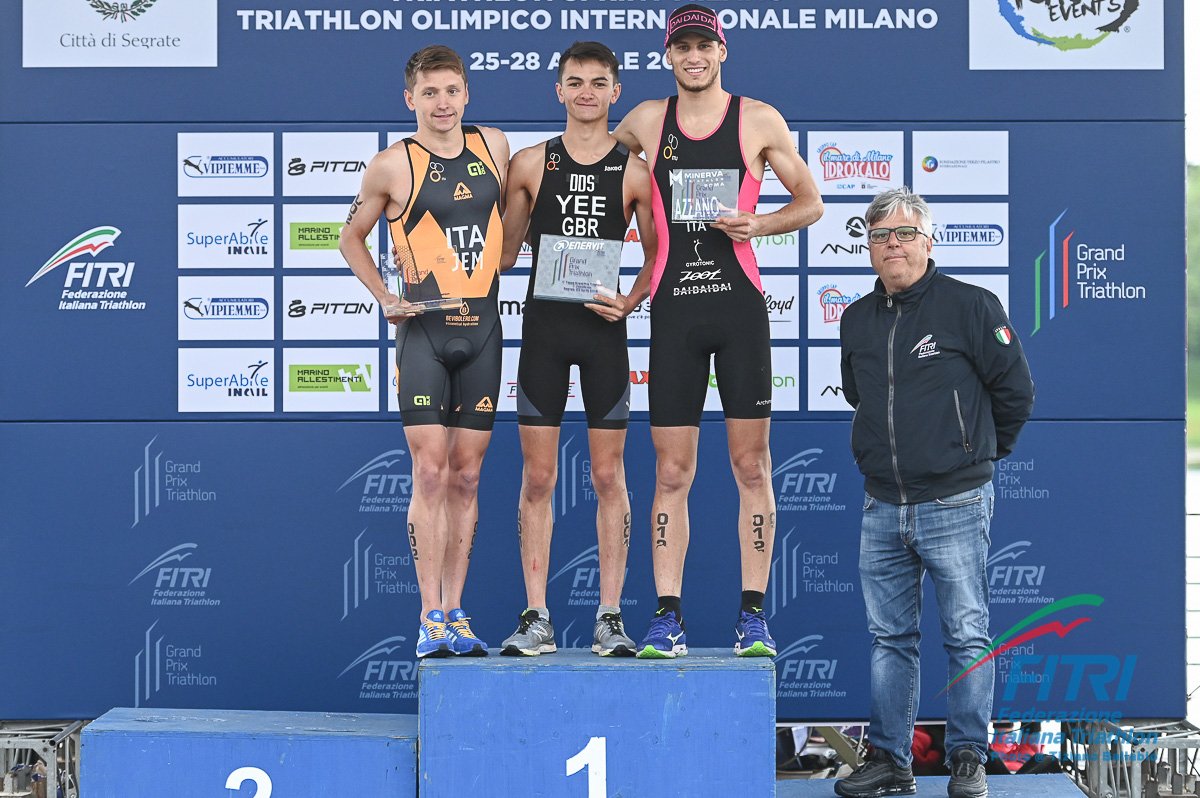 federtriathlon's tweet photo. #GrandPrixTriathlon #Segrate Trionfano @Lixsanyee @DDSport e Costanza #Arpinelli (Minerva Roma). Leggi qui ➡️ https://t.co/aEfko9qXmq https://t.co/z5AfctR8V3
