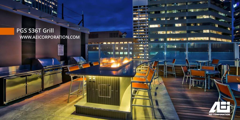 TheAEICorp's tweet photo. What an awesome place to grill #Dinner 😍
#RecreationArea #Rooftop #PGSgrills #OutdoorLiving #GasGrill #ApartmentGrill #CondominiumGrill #ResortGrill #GasFlowTimer #GrillTimer #BuiltInGrill #WeatherProofGrill #StainlessSteelGrill #LuxuryGrill #CommunityGrill #CommercialGrill https://t.co/r9Q8DCED7z