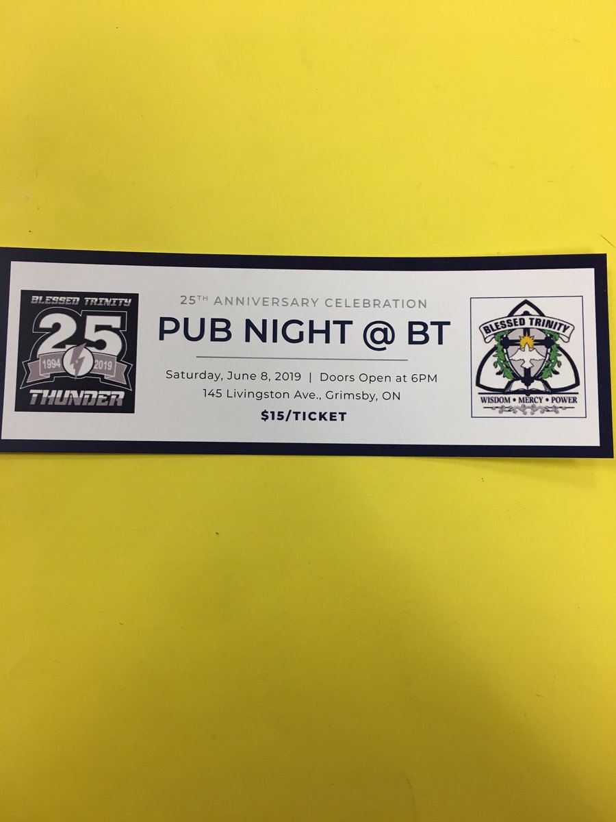 Join our school in celebrating 25 years of Blessed Trinity Catholic Secondary School June 8th, 6pm-2:00am <a href="/niagaracatholic/">Niagara Catholic DSB</a> #celebrate
