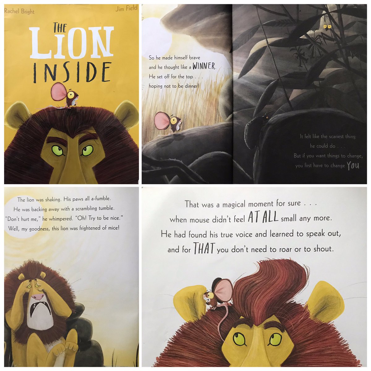 Using bedtime stories to prepare for @FMLM_UK Scotland Conference tomorrow #compassionateleadership. Some great messages in this book “if you want things to change first you have to change YOU”. #thelioninside