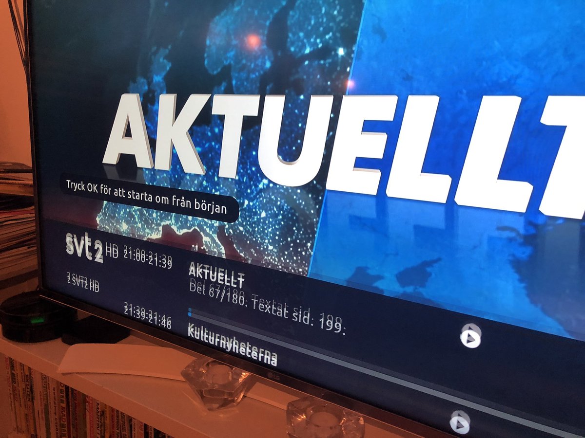 staffandopping's tweet photo. Sånt här fascinerar mig. Är Aktuellt en följetong i 180 delar? #Aktuellt #delvis https://t.co/a4umgFTmzC