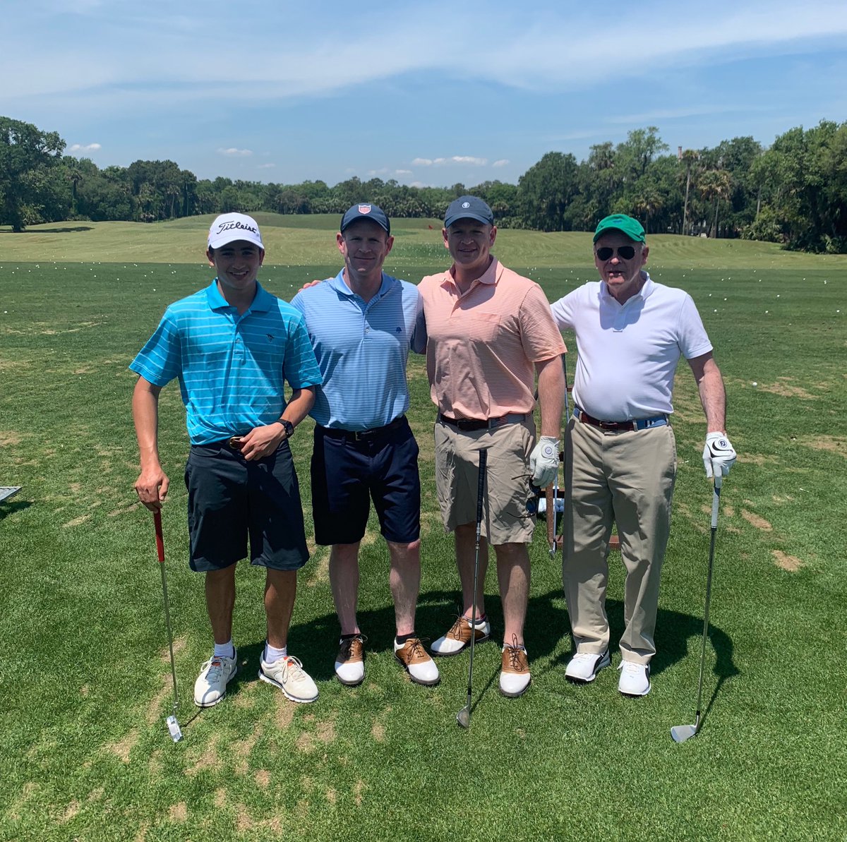Current and future Rams: Tommy Pace ‘20, Joe Fitzsimons ‘02, Mike Fitzsimons ‘96 and Mr. Mike Fitzsimons.