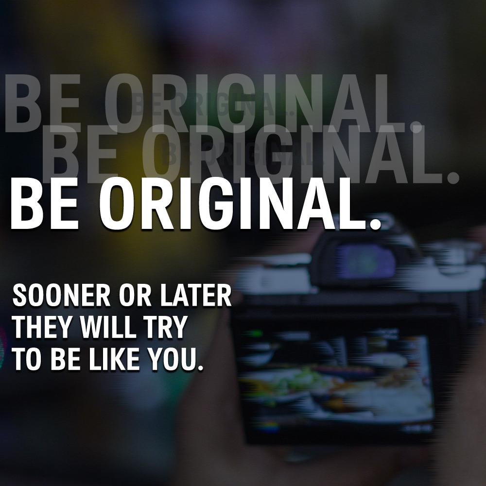 cre818studios's tweet photo. BE ORIGINAL. https://t.co/kozcv8XIBU