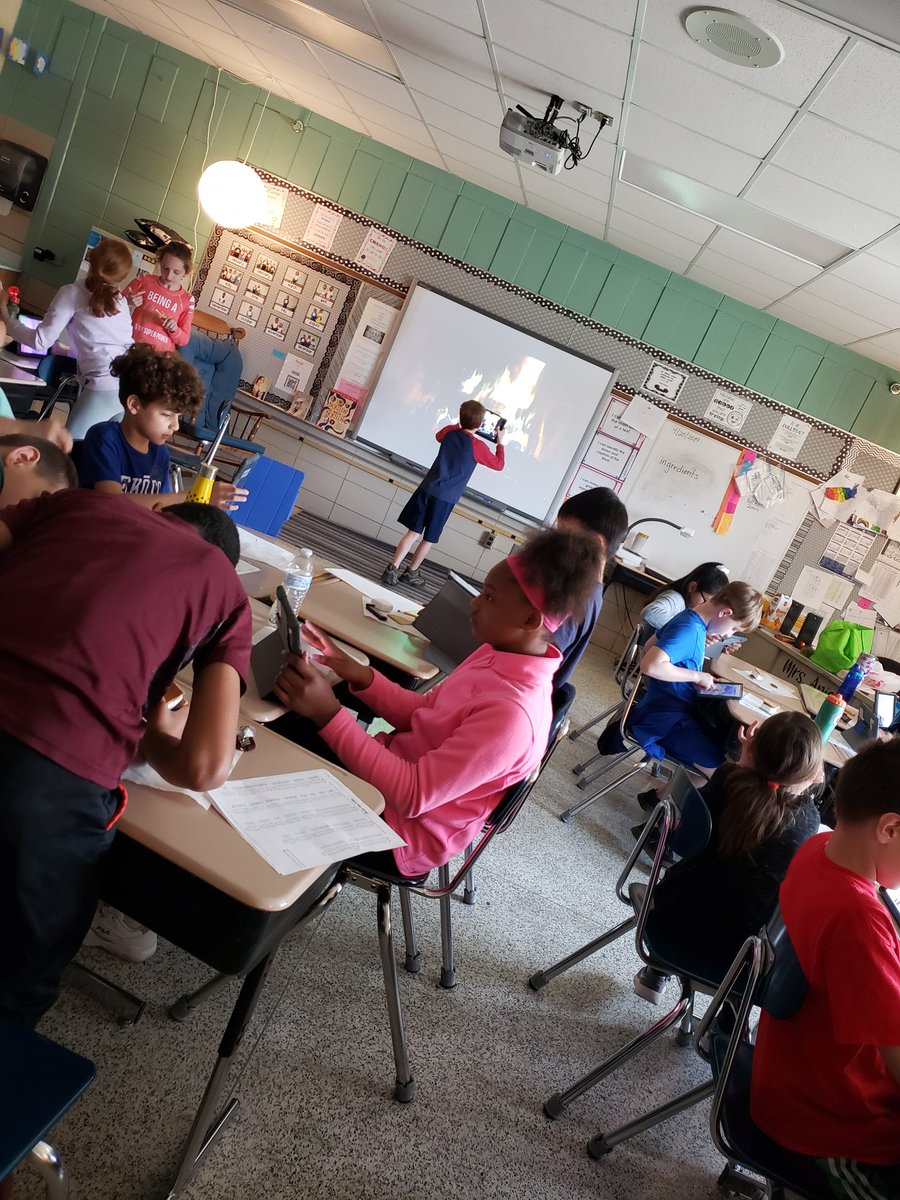 mrsanichHT's tweet photo. We 'roasted' marshmallows to write directions for making s'mores! #HTSpartans https://t.co/kh7h1MCYuT