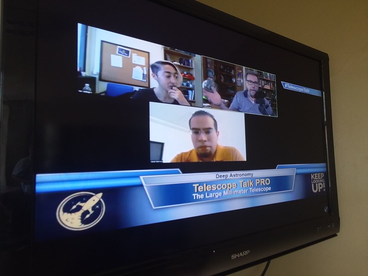 LMT TolTEC (@lmt_toltec) on Twitter photo Nat DeNigris <a href="/UMassAmherst/">UMass Amherst</a> & David Sánchez <a href="/inaoe_mx/">INAOE México</a> from the TolTEC team talking about the LMT <a href="/gtmlmt_oficial/">GTM / LMT</a> and the TolTEC project in the Telescope Talk Hangout hosted by <a href="/DeepAstronomy/">Deep Astronomy</a> Nat DeNigris <a href="/UMassAmherst/">UMass Amherst</a> & David Sánchez <a href="/inaoe_mx/">INAOE México</a> from the TolTEC team talking about the LMT <a href="/gtmlmt_oficial/">GTM / LMT</a> and the TolTEC project in the Telescope Talk Hangout hosted by <a href="/DeepAstronomy/">Deep Astronomy</a>