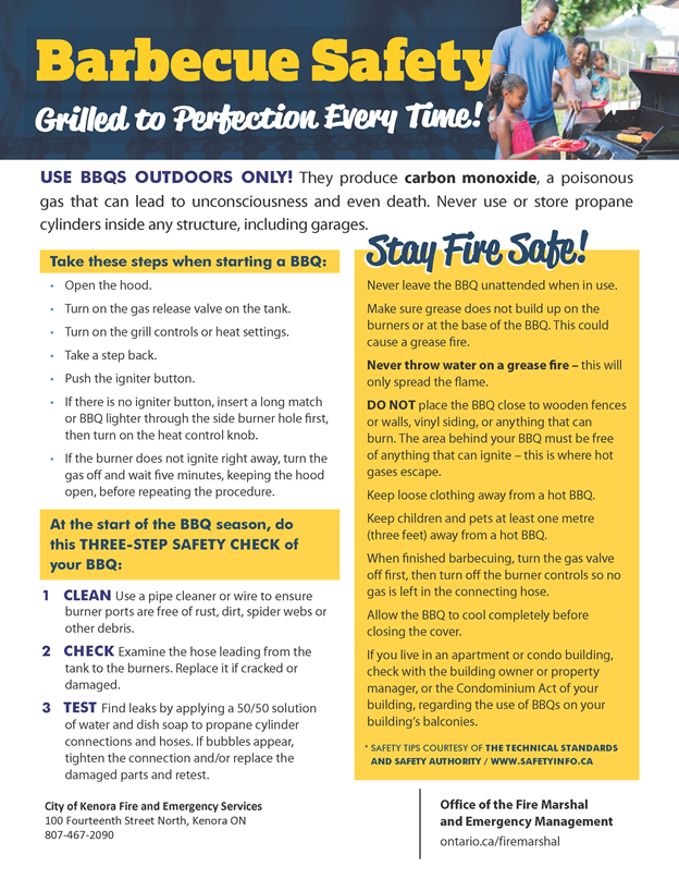 oakvillefire's tweet photo. When the warmer weather hits, there’s nothing better than the smell of food on the grill. Start off right, make sure BBQ burner ports are free of rust/dirt &amp; burner orifice is clear of dust/cobwebs. Here are more tips to be BBQ safe. https://t.co/C92fJsdBGU
