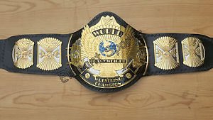 That belt bears a striking resemblance to another famous belt in wrestling history...