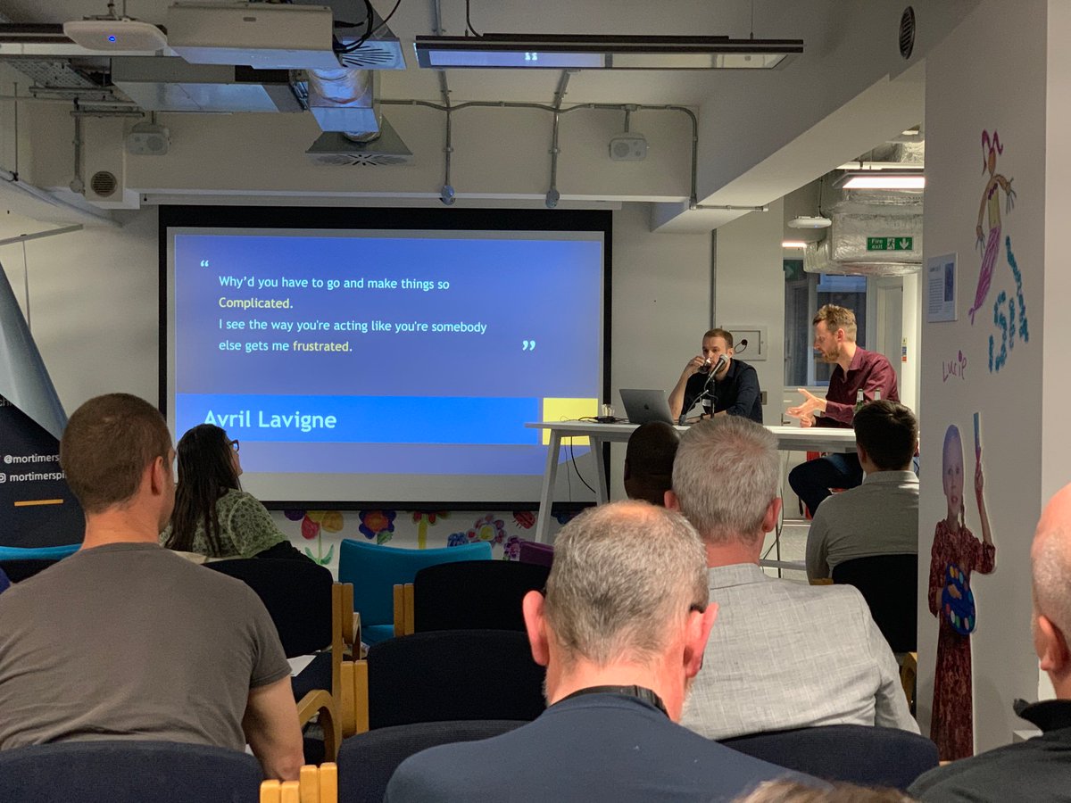chrisdwells_'s tweet photo. Really wide-ranging & thoughtful debate on lean vs complexity with @blairwadman & @scottdhooker at #drupalshowandtell London tonight at @GOSHCharity – best Drupal event I’ve been to for a long while... https://t.co/9zqMFQupeD