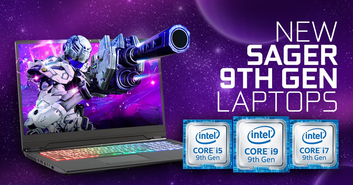 XoticPC's tweet photo. We have added a whole bunch of new @SagerNotebook Laptops to our lineup! Check out these new top-of-the-line models powered by Intel 9th gen! 

https://t.co/8zfPOpEtjn https://t.co/JKCM9h1m8s