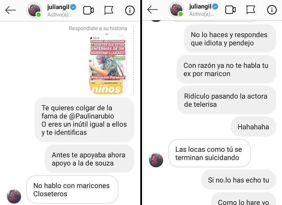 <a href="/MarjoDSousa/">Marjorie de Sousa</a> ahora entendemos por que no quieres que <a href="/juliangil/">julian GIL</a> se le acerque a Matías!!! Y con justa razón, en que mal momento te viniste a meter con esta lacra mi Marjo!!