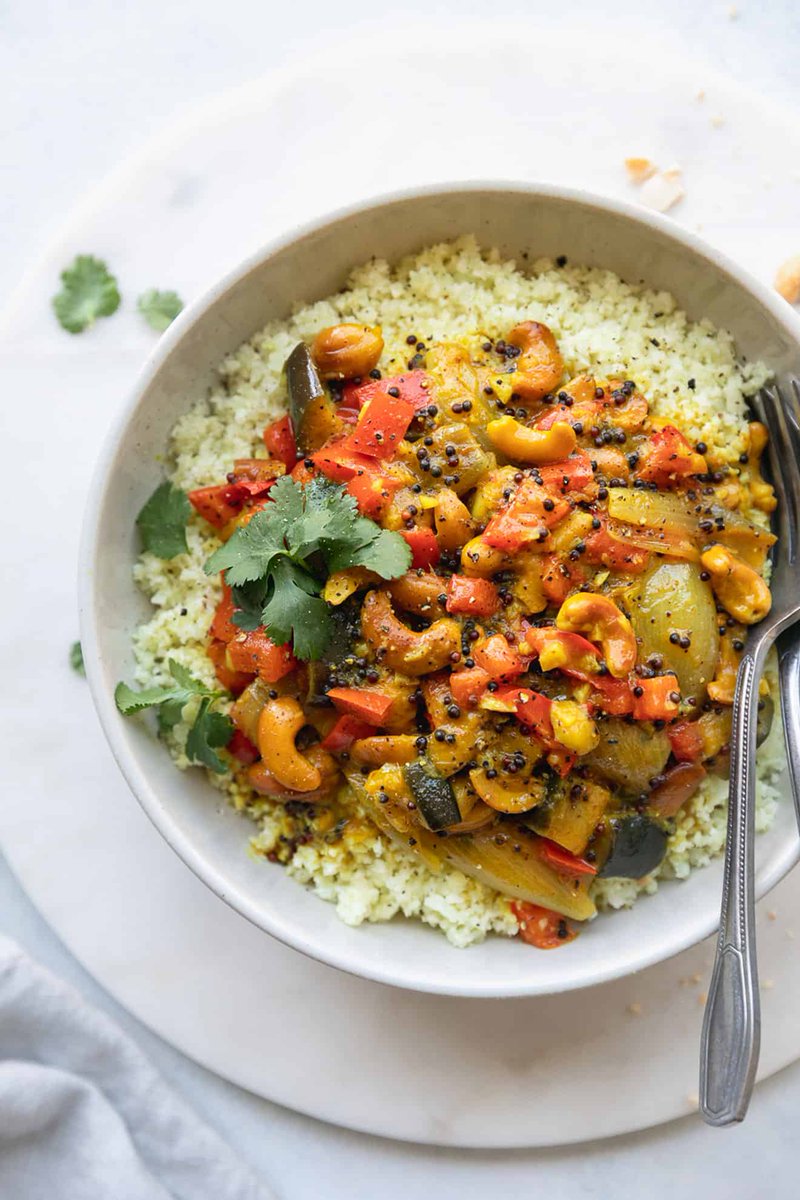 TalkToErney's tweet photo. Cooked my first vegetarian dinner this evening - curried vegetables with cauliflower rice. One small step for a man, one giant step if we all do it occasionally.  #ClimateChange #PlanetB @Eating_Better https://t.co/rRwH0R8OeN