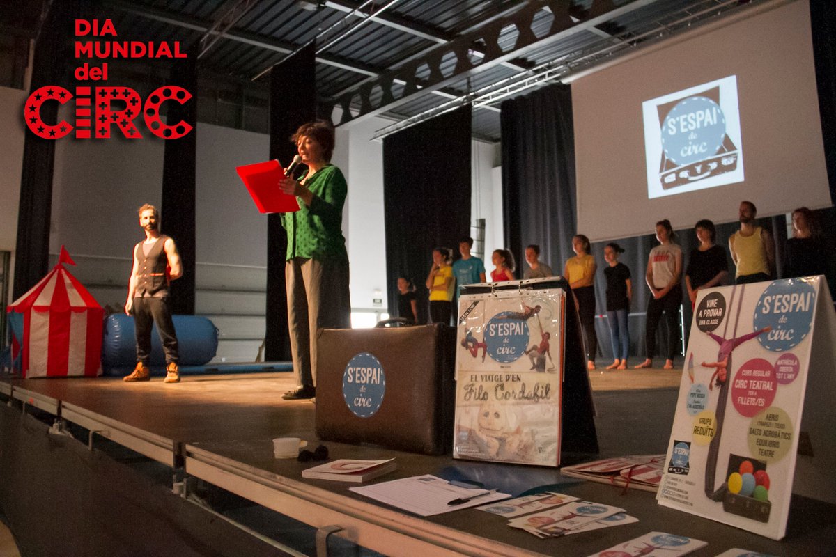 SEspaiDeCirc's tweet photo. Celebració del Dia Mundial del Circ 2019 amb S’Espai de Circ. 
Companyia professional i Escola de Circ Teatral.
(Ciutadella – Menorca – Illes Balears)

#SEspaiDeCirc #EspaiDeCirc #CulturaMenorca #CircMenorca #CircBalear #DMC2019 #APCC

+ info: https://t.co/iZXtMTOkdW https://t.co/PM9tJaNNuz