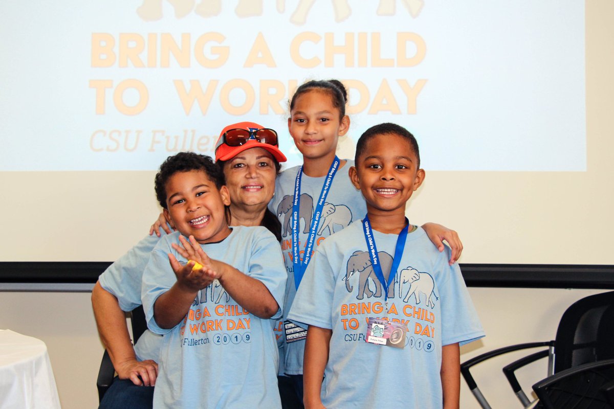 VPForgues's tweet photo. They’re here! Bring a Child to Work Day is in full effect. Welcome to @csuf kiddos 🐘 #bactwd #csuf #bringyourkidtoworkday https://t.co/2ZDGOT6Xdj