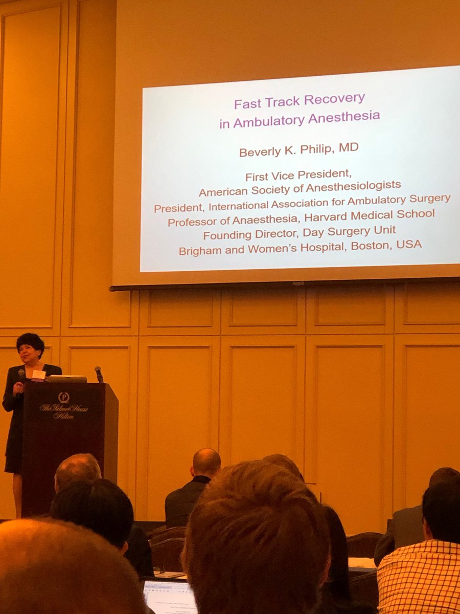 chanpong's tweet photo. Dr Beverly Philip ⁦@BeverlyPhilipMD⁩  VP of the ASA discussing fast tract recovery. Started off by congratulating ⁦@ASDAhq⁩ for getting anesthesia recognized as a specialty by the ⁦ADA. ⁦@AmeriDental⁩ #asda2019 https://t.co/CbUnMP8rLD