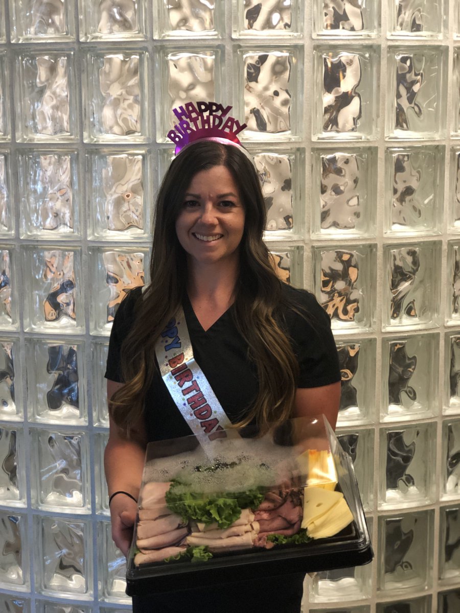 GModestoDIOS's tweet image. Today, we are celebrating the birthday of our fabulous RDA, Jenn, with some yummy cold cuts! Who needs cake, anyway? Please join us in wishing Jenn a happy birthday! #StaffBirthday #RDA #HappyBirthday #OfficeFun #BirthdayCelebration