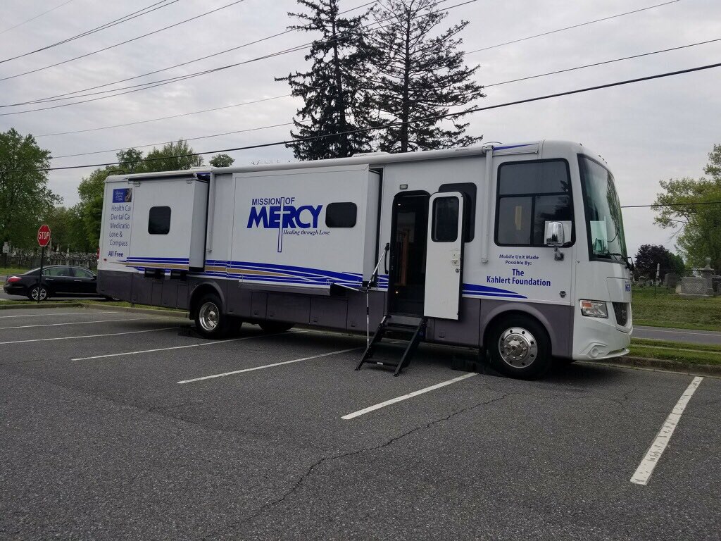 acnbbank's tweet photo. Our team attended the @MissionOfMercy 25th Anniversary breakfast this morning @ArcFC. We even got to tour their new mobile clinic #banklocally https://t.co/CpCaQqJnXD