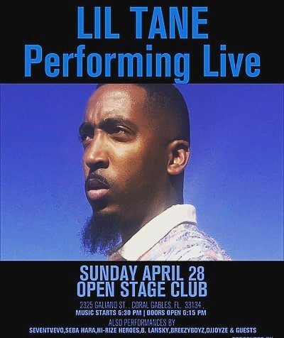 🚨🚨 THIS SUNDAY 4/28 @openstageclub CORAL GABLES, FL 🌴🌴 WE GONE ROCK OUT BIH IZ SUMN WAVY GOIN ON ‼️‼️💰 🌊🌊 #TANE #Tango #FinerThings #OnDatBlock #SacrificesAndDues2 #openstageclub #coralgables #miamibeach #palmbeach #florida #xxl #rollingloud #saycheesetv #southbeach #wshh