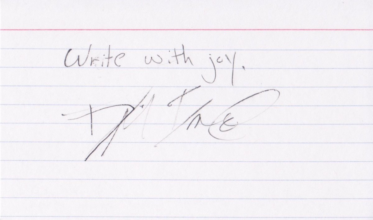 writingcards's tweet photo. "Write with joy."
-David Iserson

@davidiserson @davidiserson
Mr. Robot | The Spy Who Dumped Me | Mad Men 
#DavidIserson #writingcards #screenwriting #screenwritersoftwitter #showrunner #writers #quotes #filmmaking #tvwriting https://t.co/kyYBRJdFKI https://t.co/OZZXpRSZVg