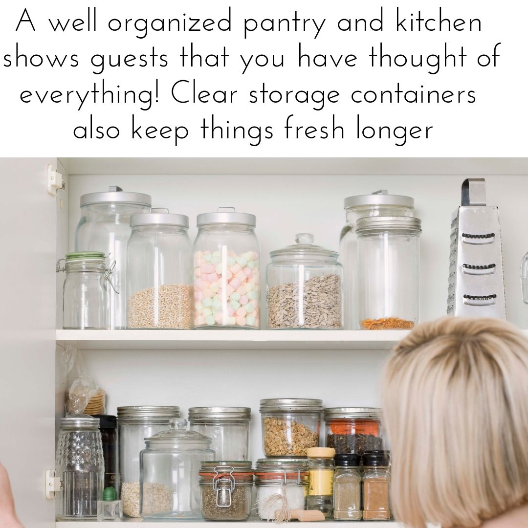 airbnbbabes's tweet photo. Loving these clear storage containers...

A well organized pantry and kitchen shows guests that you have thought of everything! Clear storage containers also keep things fresh longer!

#AirBNBTips #VacationHomeRentals #AirBNBManagement #HostingTips #AirBNBHosting #HostStories https://t.co/h9TebmpcgP