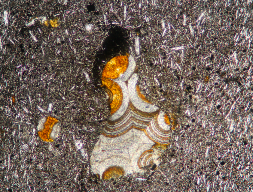 WVUVPL's tweet photo. Happy #ThinSectionThursday from this chalcedony Elvis bowling pin. I hope you see the resemblance. https://t.co/4zpWXMpUXi