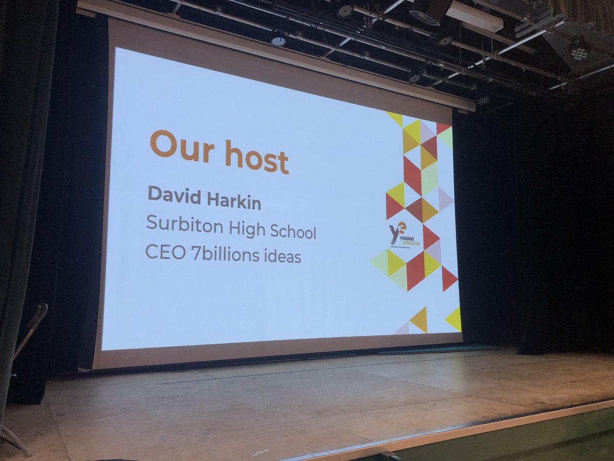 davidjharkin's tweet photo. A delightful night hosting the Young Enterprise final at @SurbitonHigh - Well done to all the teams and indeed @KateSharp18 for organising tonight https://t.co/1VSsyJWXb1