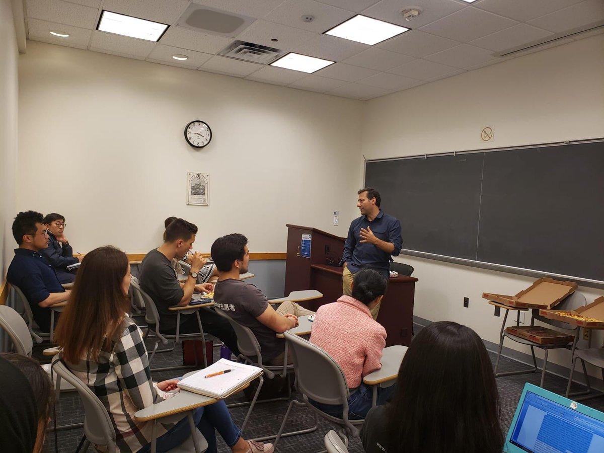 FastGeorgetown's tweet image. Here we go folks - live-tweeting through our #EmergingTech 101 event with Dr. Vaughan Turekian! So far: learning about the possibilities for converging technology using the example of....the almighty Roomba? #vacuum #roomba #emergingtechnologies #BigData #Amazon