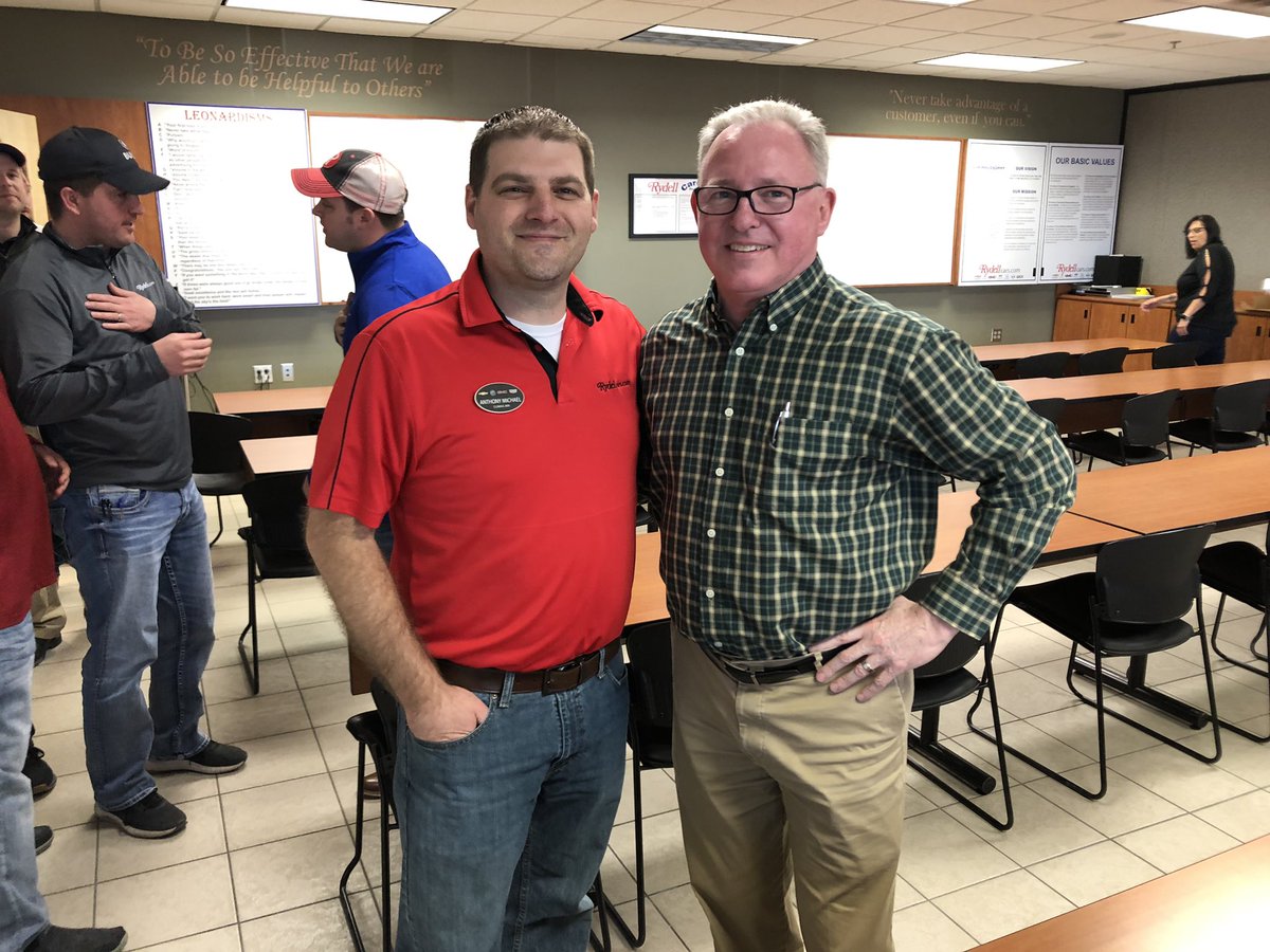 rydellcars's tweet image. Today we said a fond farewell to Jim Lynch who for the last 11 years here at Rydell taught, trained &amp;amp; lived the vision of The Rydell Company. He hired some and trained most of us at the “Mother Ship” in Grand Forks, but his reach was far &amp;amp; beyond to all our Rydell Family Stores.