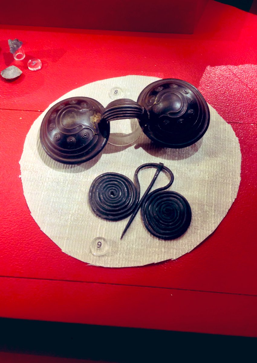 Exhibition 'het verleden van de velden' at archeologisch museum Haarlem. Tasteful display of 7000 years of archaeology in the well-known tulip/bulb area. <a href="/HaarlemArcheo/">Archeologie Haarlem</a> <a href="/ProvincieNH/">Noord-Holland</a>. Several nice loans from @RM_Oudheden including a Nordic #BronzeAge brooch/fibula