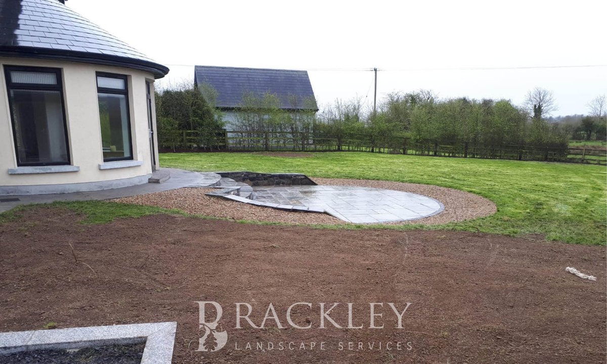 Brackleyscapes's tweet photo. A new silver granite entrance really transforms this house! #landscape #garden #design #build https://t.co/MjUk3Jfk6E